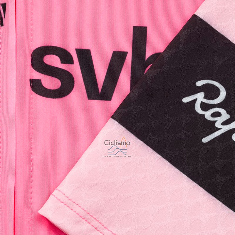 Ef Education-easypost Ropa Ciclismo Culotte Corto 2023 Mujer Mangas Cortas Rosa